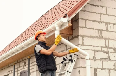 Pose et remplacement de gouttières à Clessé
